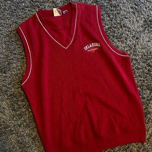 90s Oklahoma sooner vest